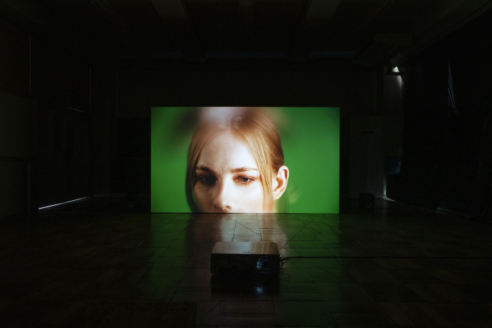 Tokyo Highway Scene, video, installed during the ARCUS Project open studios, February 2022, Moriya, Japan, photo: Hajime Kato&nbsp;